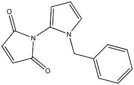 N-(1-Benzyl-1H-pyrrol-2-yl)maleimide Struktur