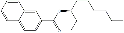 (-)-2-Naphthoic acid [(R)-nonane-3-yl] ester Struktur