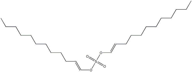 Sulfuric acid di(1-dodecenyl) ester Struktur