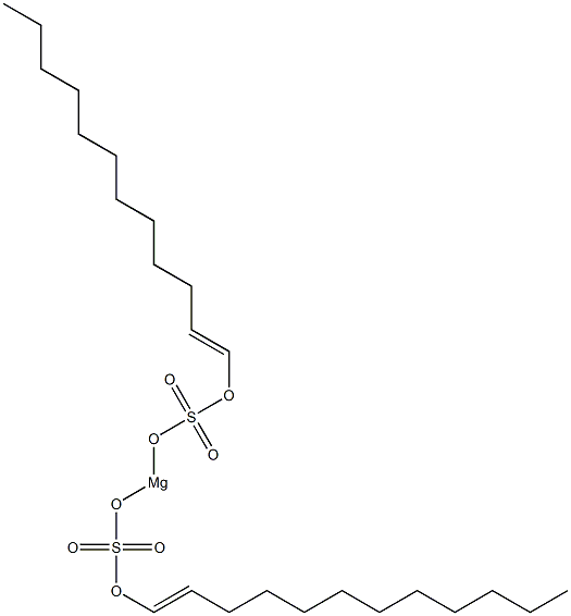 Bis[(1-dodecenyloxy)sulfonyloxy]magnesium Struktur