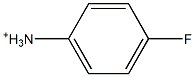 p-Fluoroanilinium Struktur