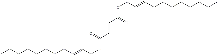 Succinic acid di(2-undecenyl) ester Struktur