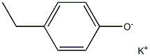 Potassium p-ethylphenolate Struktur