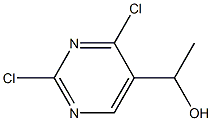 2,4-Dichloro-5-(1-hydroxyethyl)pyrimidine Struktur