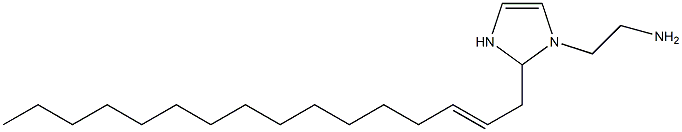 1-(2-Aminoethyl)-2-(2-hexadecenyl)-4-imidazoline Struktur