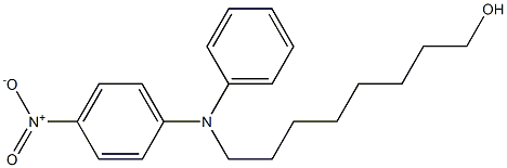 8-(N-Phenyl-4-nitroanilino)-1-octanol Struktur