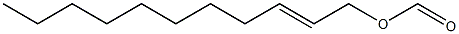 Formic acid 2-undecenyl ester Struktur