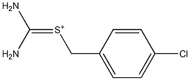 S-(p-Chlorobenzyl)thiuronium Struktur