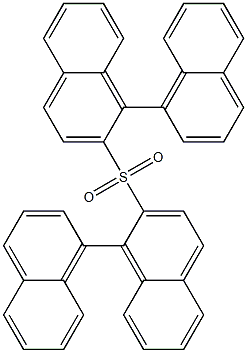 (1-Naphtyl)(2-naphtyl) sulfone Struktur