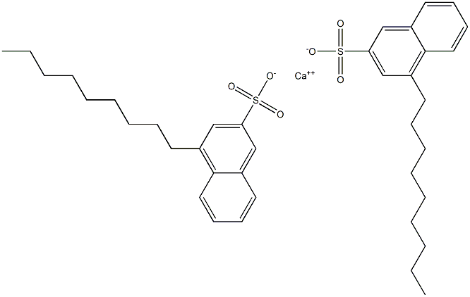 Bis(4-nonyl-2-naphthalenesulfonic acid)calcium salt Struktur