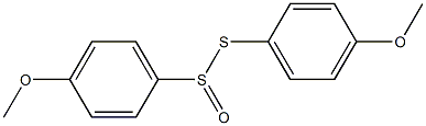 4-Methoxybenzenethiosulfinic acid S-(4-methoxyphenyl) ester Struktur