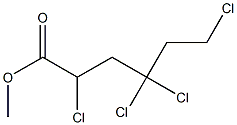 2,4,4,6-Tetrachlorocaproic acid methyl ester Struktur