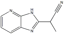 2-(3H-Imidazo[4,5-b]pyridin-2-yl)propanenitrile Struktur