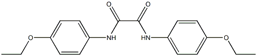 N,N'-Di(4-ethoxyphenyl)oxamide Struktur