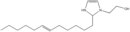 2-(6-Dodecenyl)-4-imidazoline-1-ethanol Struktur