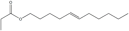 Propionic acid 5-undecenyl ester Struktur