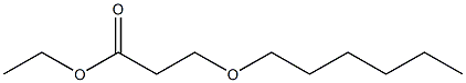 3-Hexyloxypropionic acid ethyl ester Struktur