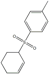 p-Tolyl 2-cyclohexenyl sulfone Struktur