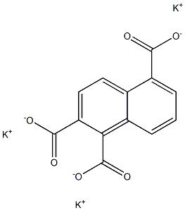 1,2,5-Naphthalenetricarboxylic acid tripotassium salt Struktur