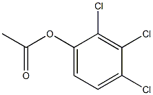 Acetic acid 2,3,4-trichlorophenyl ester Struktur