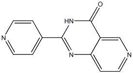 2-(4-Pyridyl)pyrido[4,3-d]pyrimidine-4(3H)-one Struktur