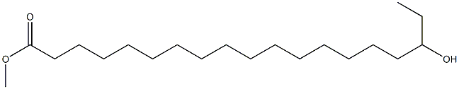 17-Hydroxynonadecanoic acid methyl ester Struktur