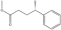 [S,(+)]-4-Phenylvaleric acid methyl ester Struktur