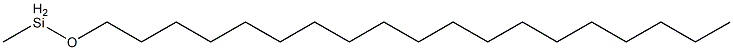 Methyl(nonadecyloxy)silane Struktur