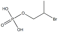 Phosphoric acid dihydrogen (2-bromopropyl) ester Struktur