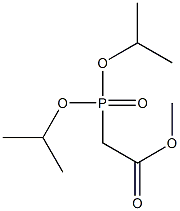 (Methoxycarbonylmethyl)phosphonic acid diisopropyl ester Struktur