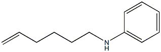 6-(Phenylamino)-1-hexene Struktur