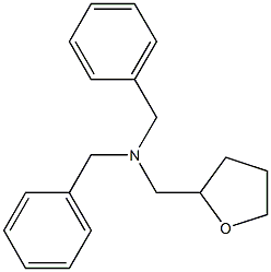 N,N-Dibenzyltetrahydrofuran-2-methanamine Struktur