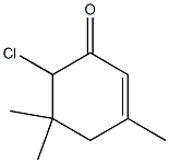 6-Chloro-3,5,5-trimethyl-2-cyclohexen-1-one Struktur