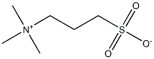 3-Sulfonatopropyltrimethylaminium Struktur