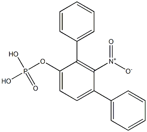 Phosphoric acid diphenyl(3-nitrophenyl) ester Struktur