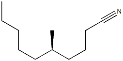 [R,(-)]-5-Methyldecanenitrile Struktur