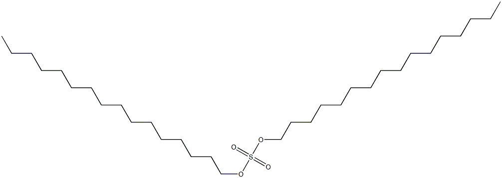 Sulfuric acid dihexadecyl ester Struktur