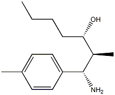 (1S,2S,3S)-1-Amino-2-methyl-1-(p-tolyl)heptan-3-ol Struktur