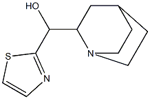 (Quinuclidin-2-yl)(2-thiazolyl)methanol Struktur