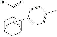 3-(p-Tolyl)-1-adamantanecarboxylic acid Struktur