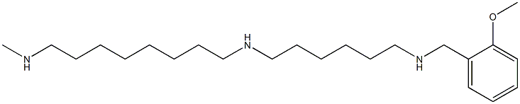 N-[6-[(8-Methylaminooctyl)amino]hexyl]-2-methoxybenzylamine Struktur