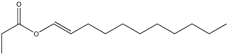 Propionic acid 1-undecenyl ester Struktur