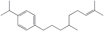 2,6-Dimethyl-9-(4-isopropylphenyl)-2-nonene Struktur