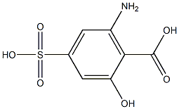 6-Amino-4-sulfosalicylic acid Struktur