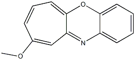 9-Methoxybenzo[b]cyclohept[e][1,4]oxazine Struktur