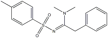 N,N-Dimethyl-2-phenyl-1-(tosylimino)ethanamine Struktur