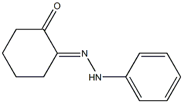 2-(2-Phenylhydrazono)cyclohexanone Struktur