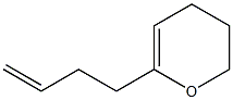 2-(3-Butenyl)-5,6-dihydro-4H-pyran Struktur