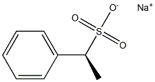 [S,(-)]-1-Phenylethanesulfonic acid sodium salt Struktur