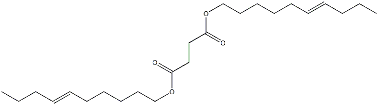 Succinic acid di(6-decenyl) ester Struktur